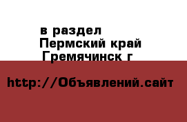  в раздел :  »  . Пермский край,Гремячинск г.